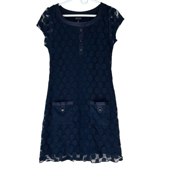 Vintage En focus Studios sheath lace overlay satin 90s Y2K pockets goth grunge 6 - Picture 1 of 14